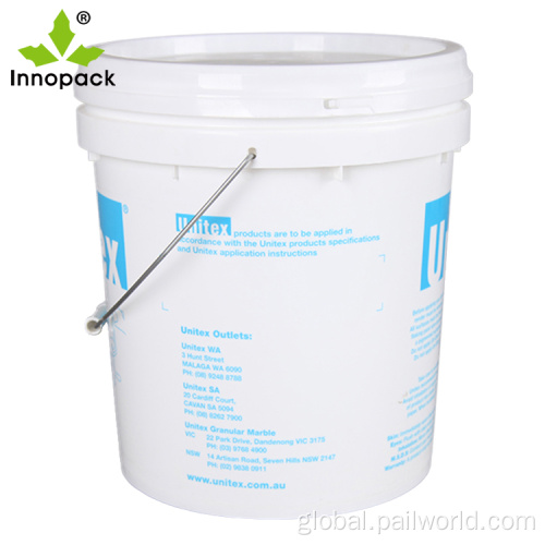 Plastic Round Bucket black plastic bucket 15 ltr price with handle Factory